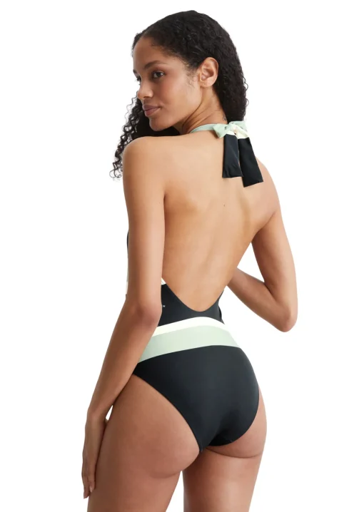 Damen Marc O´Polo NECKHOLDER-BADEANZUG MIT RUNDEM AUSSCHNITT