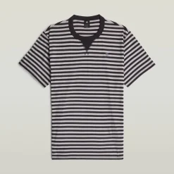 Herren G-Star Nifous Streifen T-Shirt
