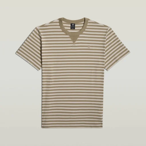 Herren G-Star Nifous Streifen T-Shirt