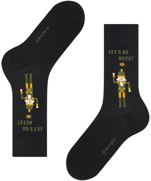 Herren Burlington Nutty Nutcracker Herren Socken