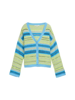 Damen Tom Tailor Denim Offen gestrickter Cardigan