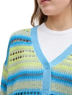 Damen Tom Tailor Denim Offen gestrickter Cardigan