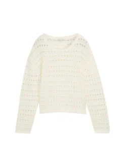 Damen Tom Tailor Denim Offen gestrickter Pullover