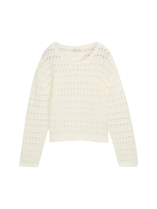 Damen Tom Tailor Denim Offen gestrickter Pullover