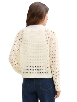 Damen Tom Tailor Denim Offen gestrickter Pullover