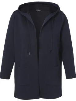 Damen Via Appia Due Offene Longjacke mit Kapuze