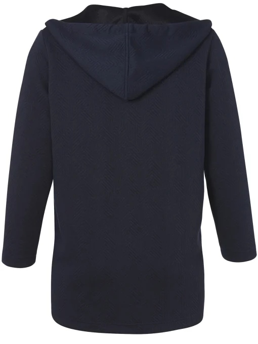 Damen Via Appia Due Offene Longjacke mit Kapuze
