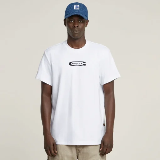 Herren G-Star Old Skool Logo T-Shirt