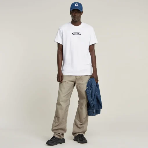 Herren G-Star Old Skool Logo T-Shirt