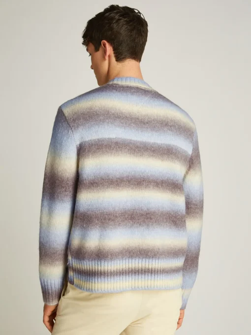 Herren Tommy Jeans Ombré-Pullover mit Wolle