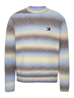 Herren Tommy Jeans Ombré-Pullover mit Wolle