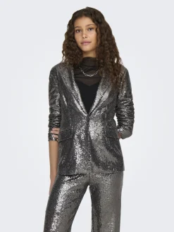 Damen Only ONLPINKO Pailletten Blazer
