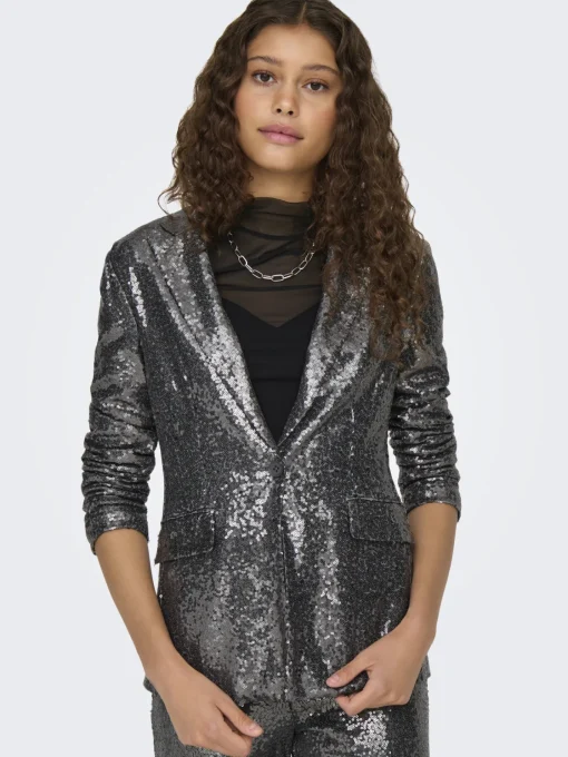Damen Only ONLPINKO Pailletten Blazer