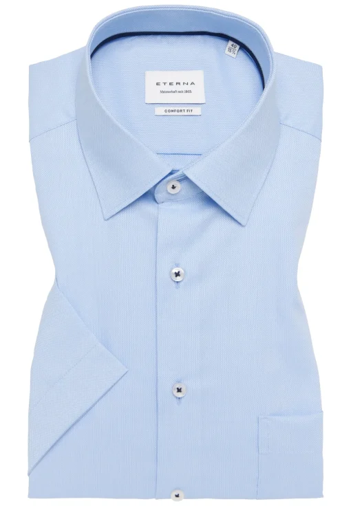 Herren Eterna Original Shirt Popeline Kurzarm
