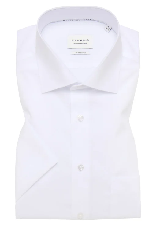 Herren Eterna Original Shirt Popeline Kurzarm