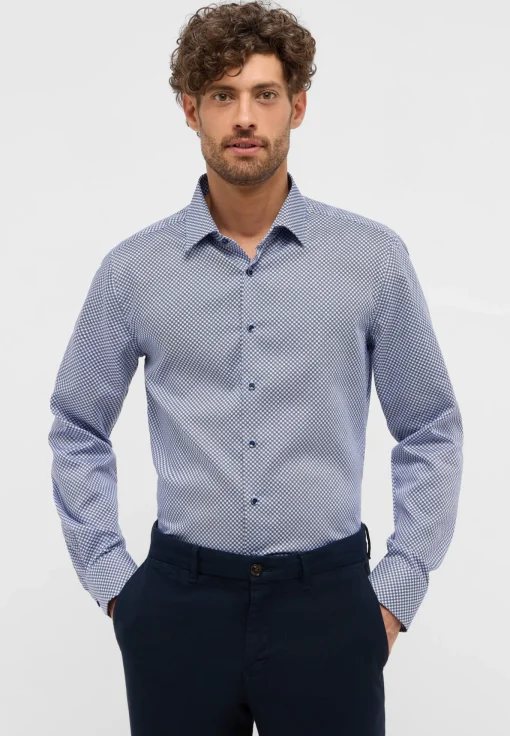 Herren Eterna Original Shirt Popeline Langarm