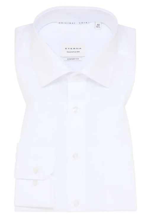Herren Eterna Original Shirt Popeline Langarm