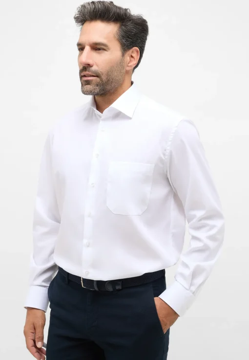 Herren Eterna Original Shirt Popeline Langarm