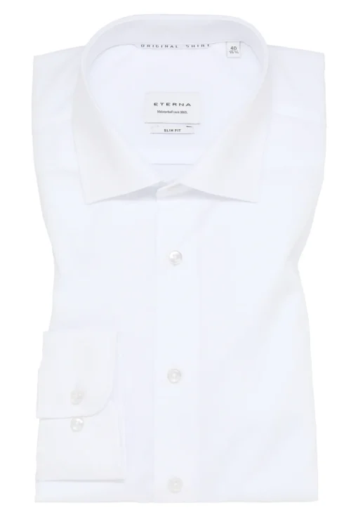 Herren Eterna Original Shirt Popeline Langarm