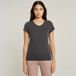 Damen G-Star Overdyed Eyben Slim V-Neck