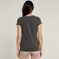 Damen G-Star Overdyed Eyben Slim V-Neck