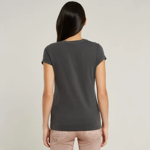 Damen G-Star Overdyed Eyben Slim V-Neck
