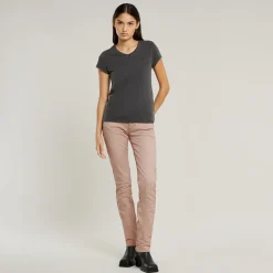 Damen G-Star Overdyed Eyben Slim V-Neck