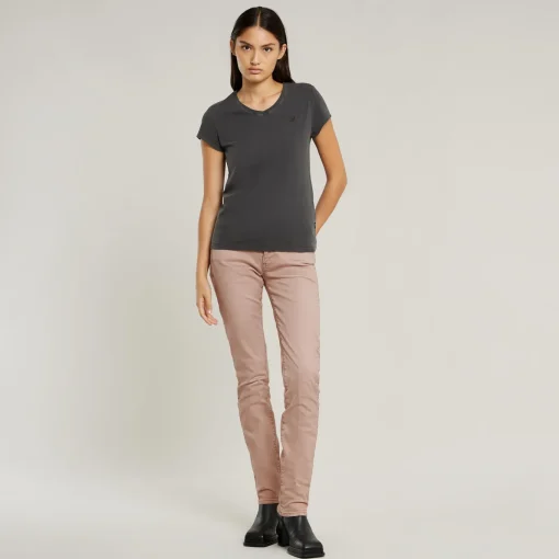 Damen G-Star Overdyed Eyben Slim V-Neck