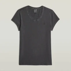 Damen G-Star Overdyed Eyben Slim V-Neck