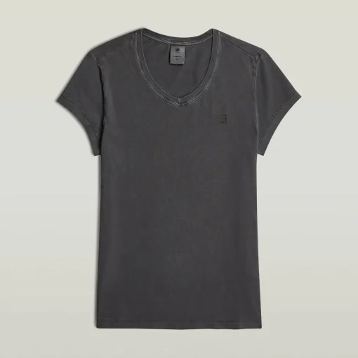 Damen G-Star Overdyed Eyben Slim V-Neck