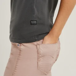 Damen G-Star Overdyed Eyben Slim V-Neck
