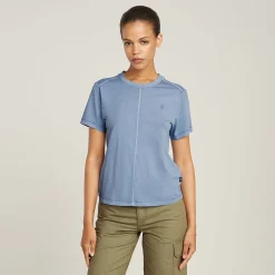 Damen G-Star Overdyed Front Seam T-Shirt
