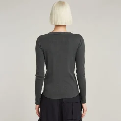 Damen G-Star Overdyed Slim Longsleeve