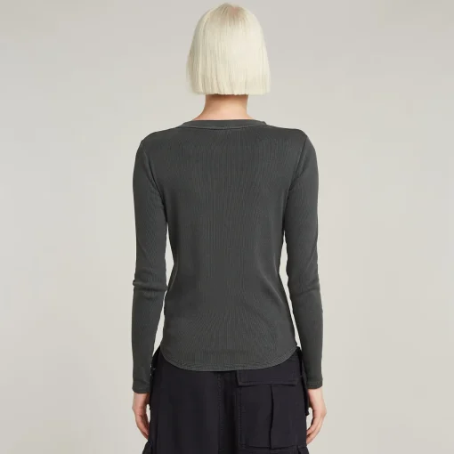 Damen G-Star Overdyed Slim Longsleeve