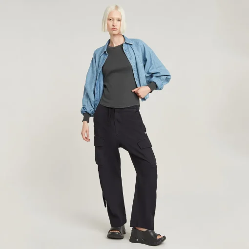 Damen G-Star Overdyed Slim Longsleeve