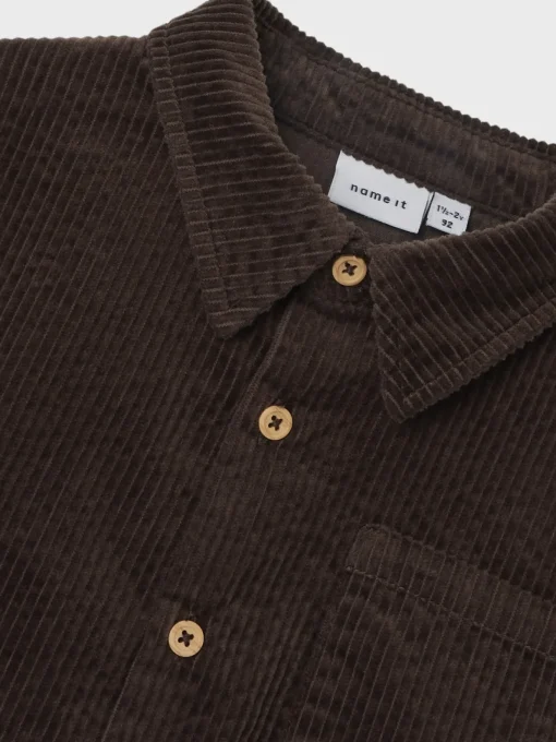 Kinder Name It Overshirt aus Cord
