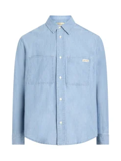 Herren Calvin Klein Jeans Overshirt im Denim Look