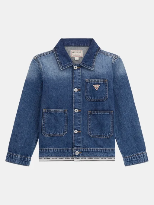 Kinder GUESS Oversize Jeansjacke