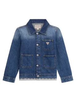 Kinder GUESS Oversize Jeansjacke