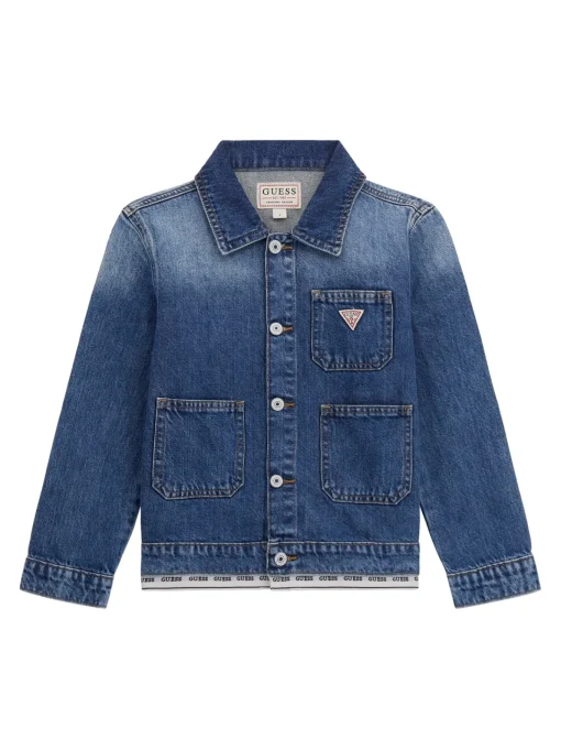 Kinder GUESS Oversize Jeansjacke