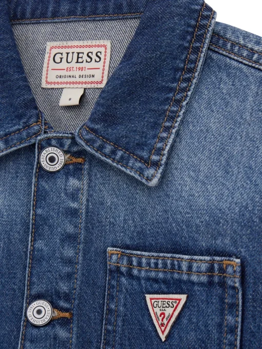 Kinder GUESS Oversize Jeansjacke