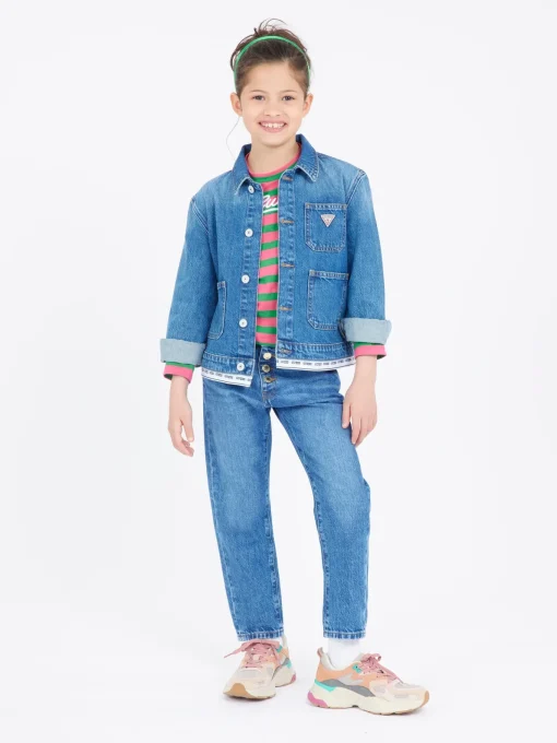 Kinder GUESS Oversize Jeansjacke