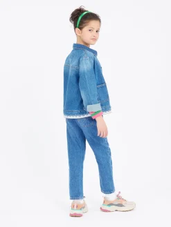Kinder GUESS Oversize Jeansjacke