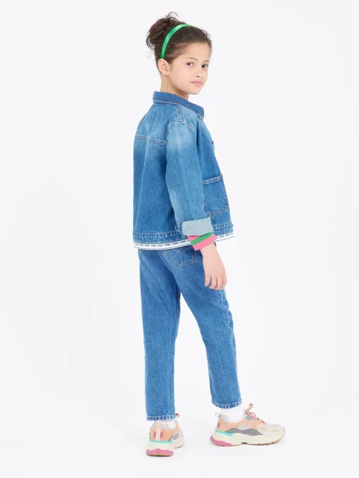 Kinder GUESS Oversize Jeansjacke