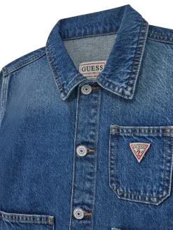 Kinder GUESS Oversize Jeansjacke