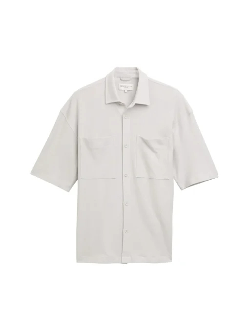 Herren Tom Tailor Denim Oversize Kurzarmhemd