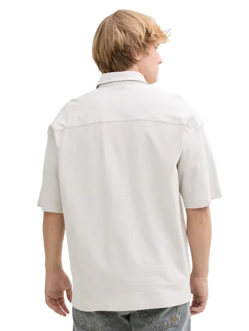 Herren Tom Tailor Denim Oversize Kurzarmhemd