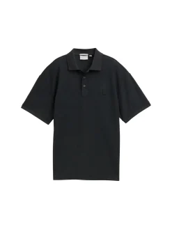 Kinder Tom Tailor Denim Oversize Poloshirt mit Logo Badge