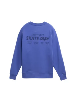 Kinder Tom Tailor Denim Oversize Sweatshirt mit Print