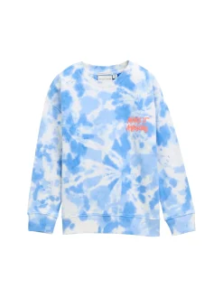 Kinder Tom Tailor Denim Oversize Tie-Dye Sweatshirt